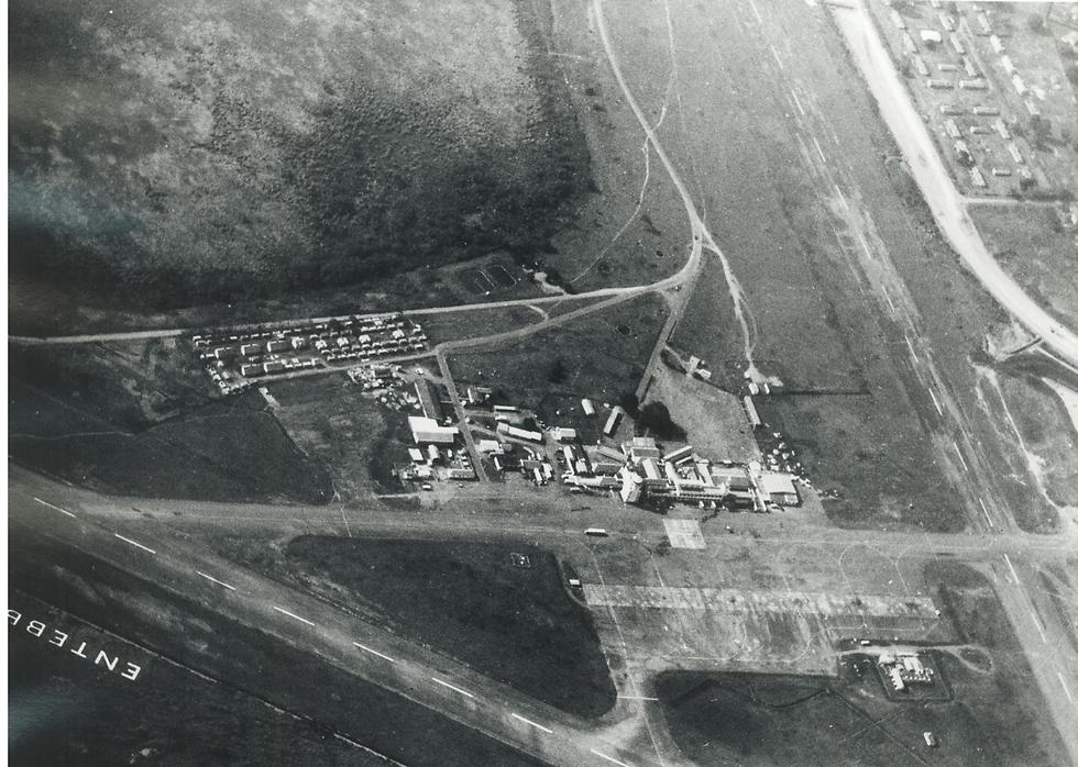 Aerial photo of the Entebbe airport taken by a Mossad agent three days before the operation (Photo courtesy of Ronen Bergman)