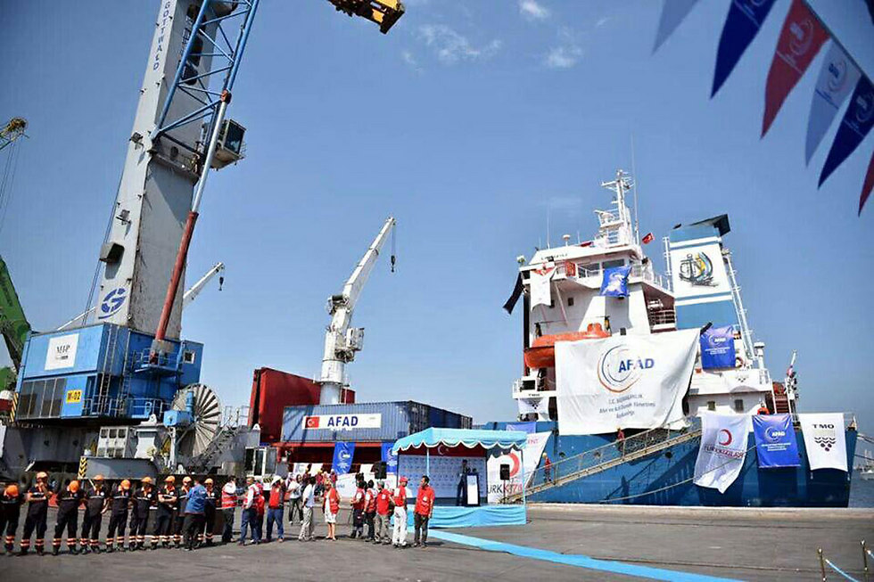 ספינת משא טורקית בנמל אשדוד ()