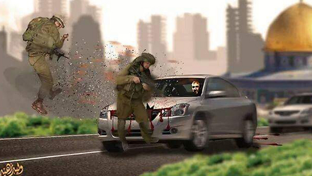 Animation calling for vehicular attacks