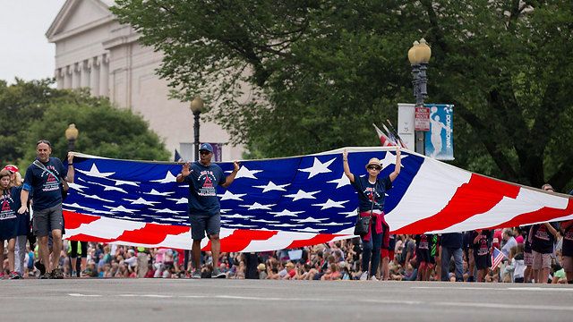 צעדת יום העצמאות בוושינגטון (צילום: EPA) (צילום: EPA)