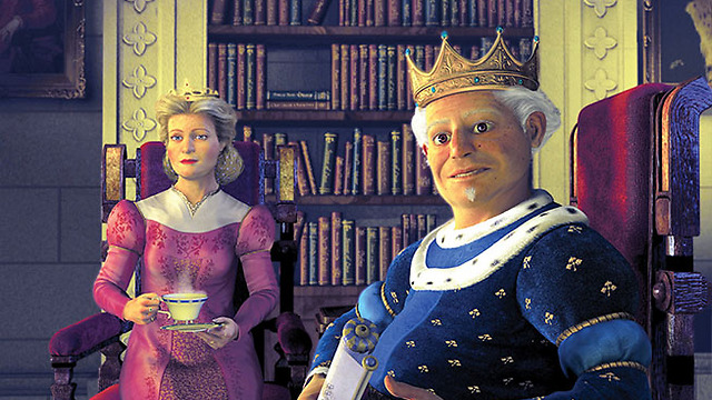 המלך הרולד והמלכה ליליאן ב"שרק 2" ()