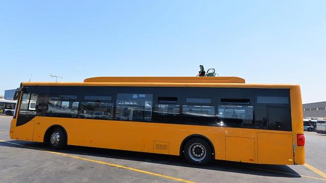 אוטובוס חשמלי של חברת דן (צילום: דוברות דן) (צילום: דוברות דן)