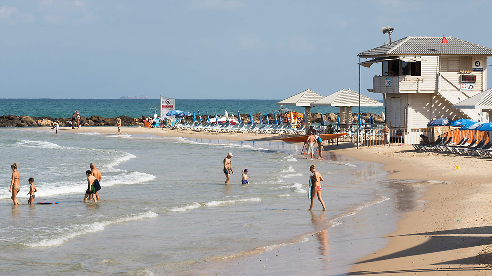 The Netanya beach (Photo: AFP)