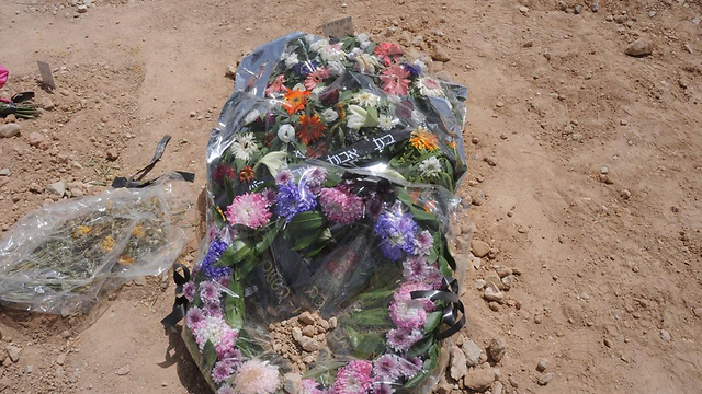 קברה של הנרצחת (צילום: הרצל יוסף) (צילום: הרצל יוסף)