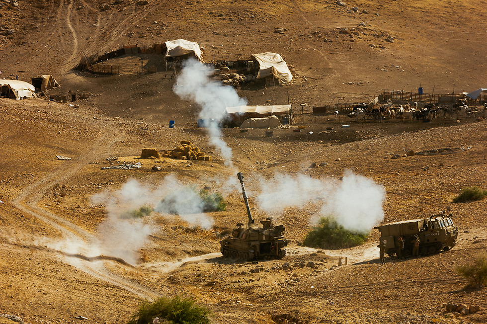 Artillery missile practice (Photo: IDF Spokesperson's Unit) (צילום: דובר צה"ל)