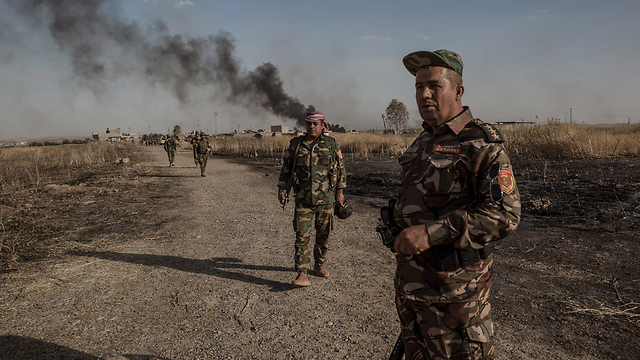 Kurdish forces fighting ISIS (Photo: EPA)