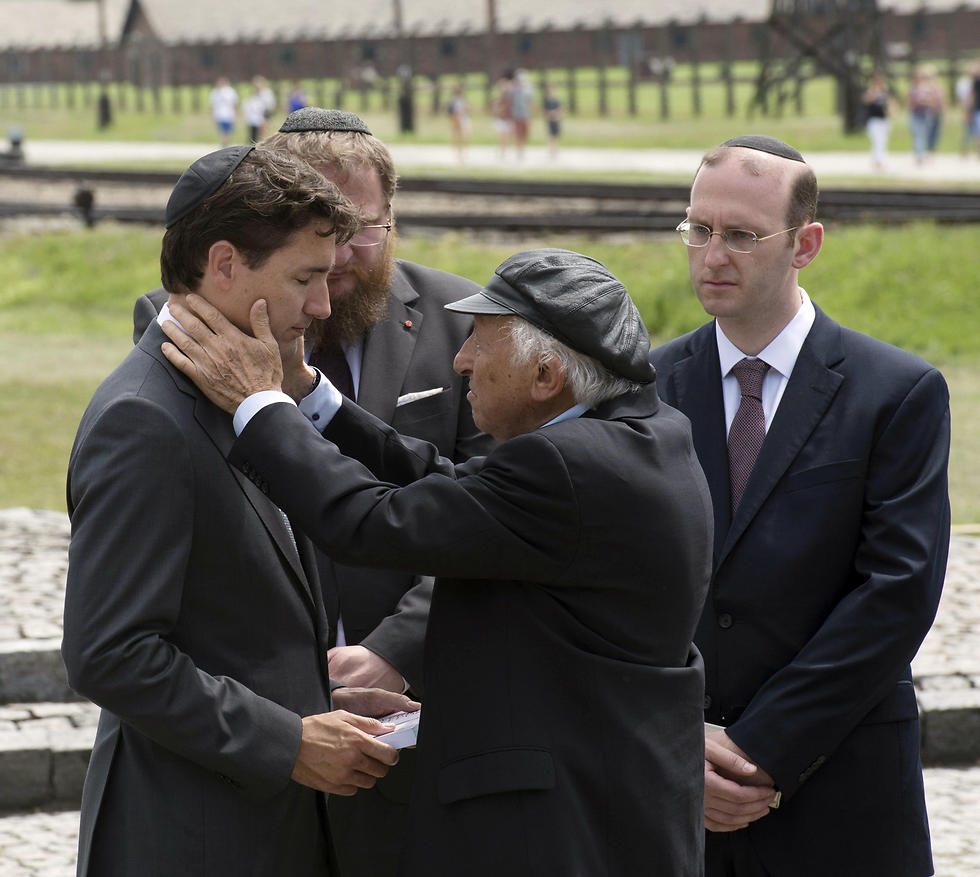 Canadian PM Trudeau during tour of Nazi death camps (Photo: AP)