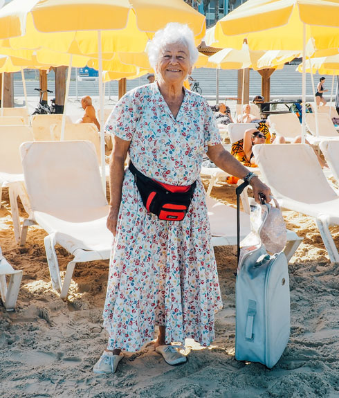 מתילדה דוידסון, ארגנטינאית בת יותר 90. "פרישמן זה אשכנזי אז מה אכפת לי"  (צילום: אורית פניני)