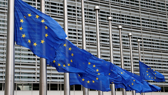 EU flags at half-staff in honor of the Nice victims. (Photo: Reuters)