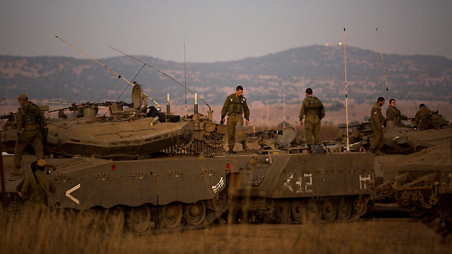 IDF soldiers in the Golan Heights (Photo: EPA) (Photo: EPA)