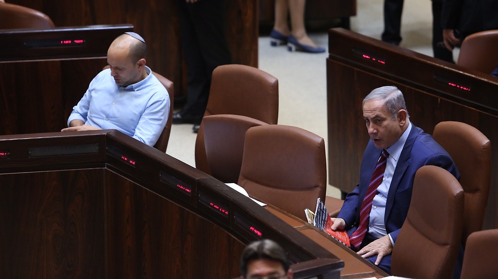 Netanyahu and Bennett (Photo: Gil Yohanan)