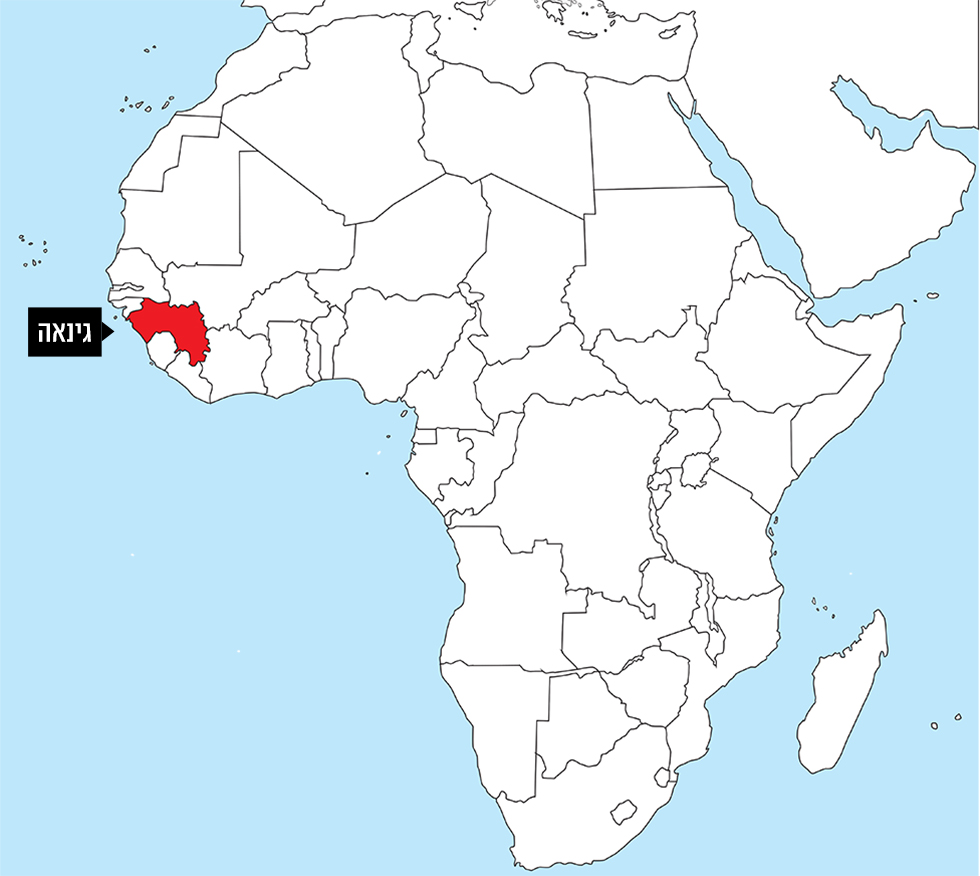 מפת אפריקה, גינאה (צילום: שאטרסטוק) (צילום: שאטרסטוק)