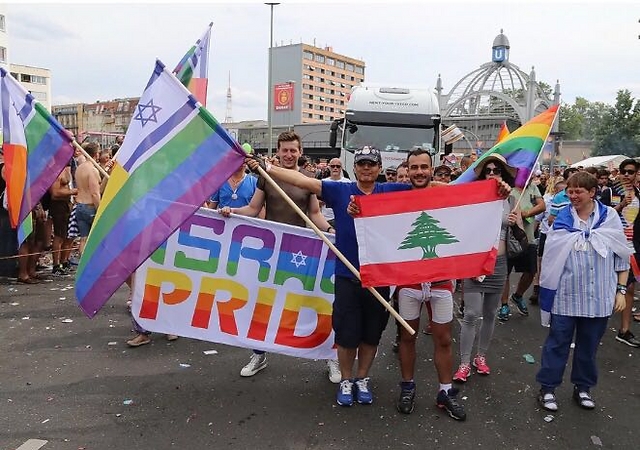 מפגש ישראלי-לבנוני במצעד הגאווה בברלין