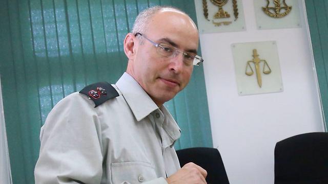 The prosecutor, Lt. Col. Nadav Weisman (Photo: Motti Kimchi)
