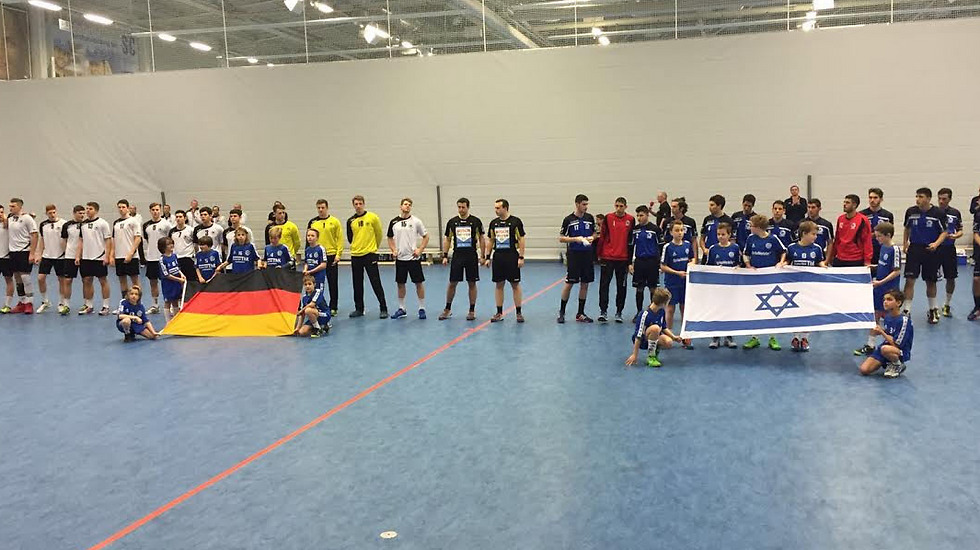 נבחרת הנוער במפגש בגרמניה (צילום: איגוד הכדוריד) (צילום: איגוד הכדוריד)