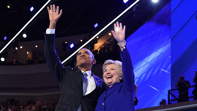 Obama and Hillary Clinton. An administration which really and truly has Israel’s interest at heart (Photo: AFP)