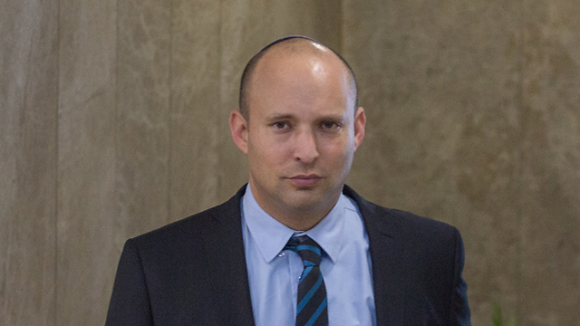 Education Minister Naftali Bennett. The biggest loser of the longitudinal budget cuts.of the longitudinal budget cuts. (Photo: Ohad Zwigenberg)