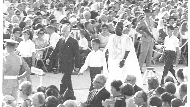 The Knesset building's inauguration in 1966 (Photo: Knesset Archive)