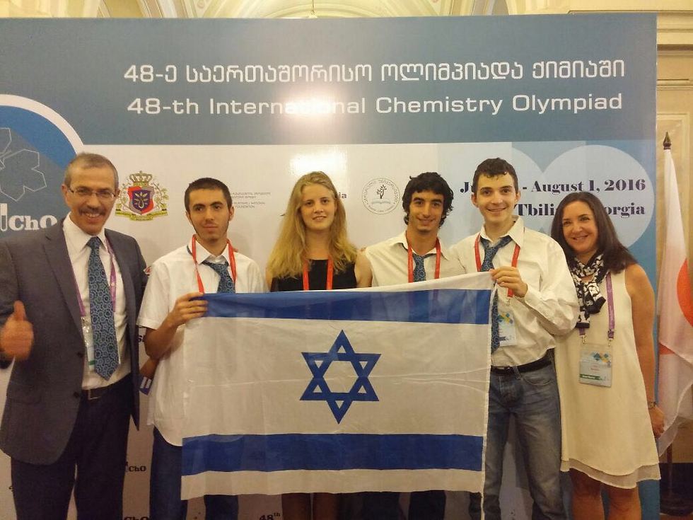 The Israeli team for the Chemistry Olympiad.