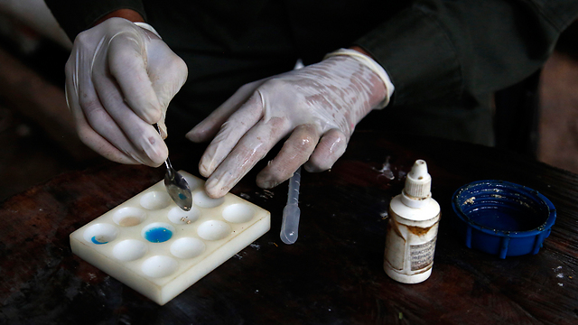 תפיסת סמים בקולומביה, ארכיון (צילום: AP) (צילום: AP)