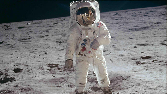 באז אולדרין על הירח ב-1969. מאז 1972 איש לא נחת על הירח (צילום: רויטרס) (צילום: רויטרס)