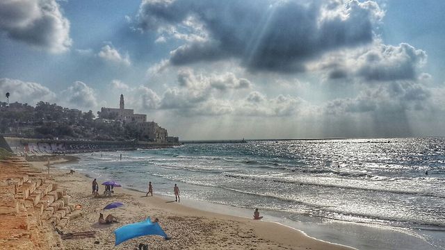 The beach in Jaffa (Photo: Asaf Magal) (Photo: Asaf Magal)