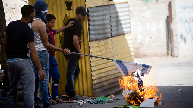 Clashes in Hebron (Photo: AP)