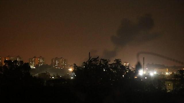 IAF strikes in Gaza overnight (Photo: Said Kilani)