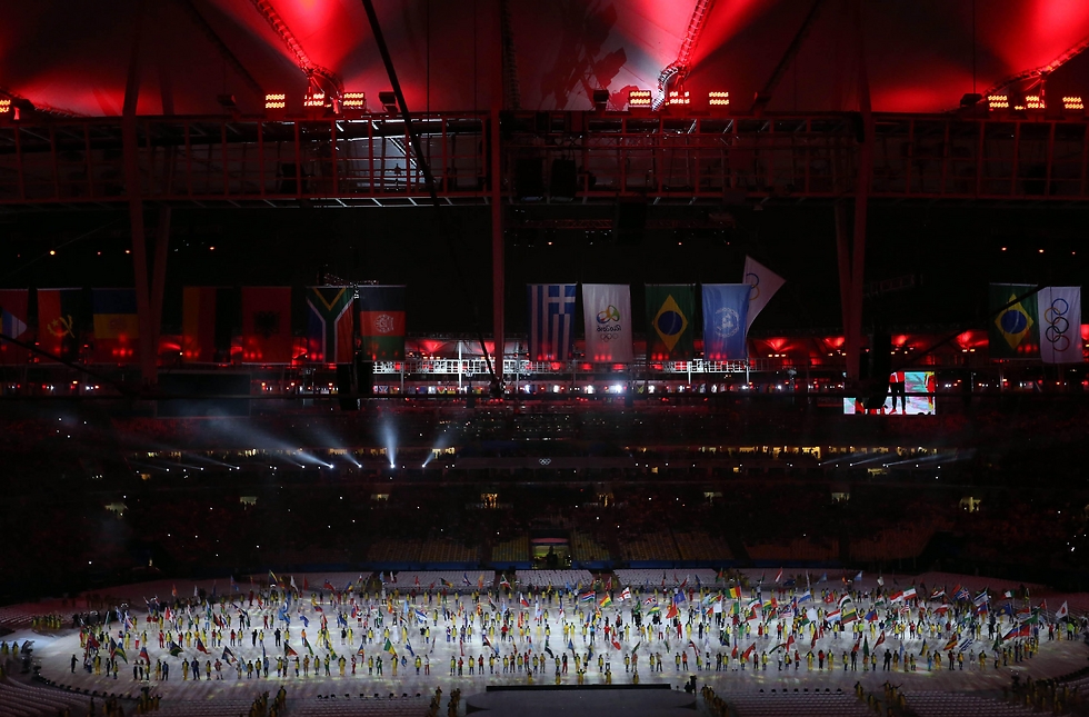 להתראות בטוקיו. טקס הסיום של האולימפיאדה (צילום: רויטרס) (צילום: רויטרס)