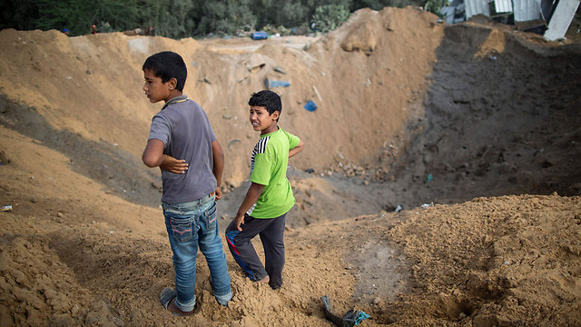 Gaza following Israeli strike (Photo: AFP)