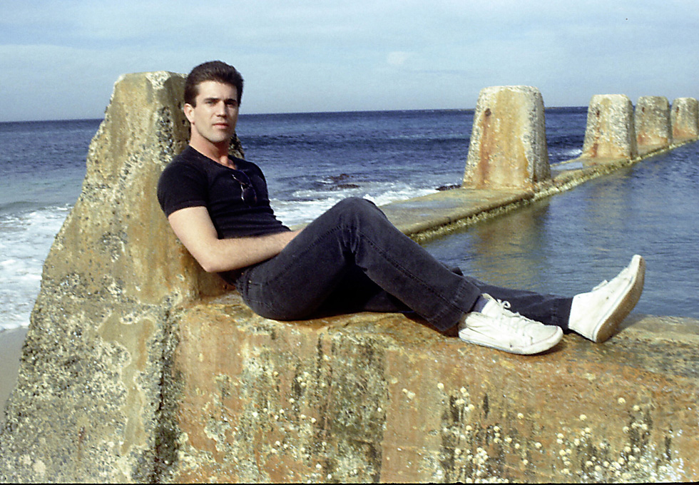 גיבסון בביקור באוסטרליה ב-1982, לפני שהתחילו ההסתבכויות (צילום: Gettyimages)