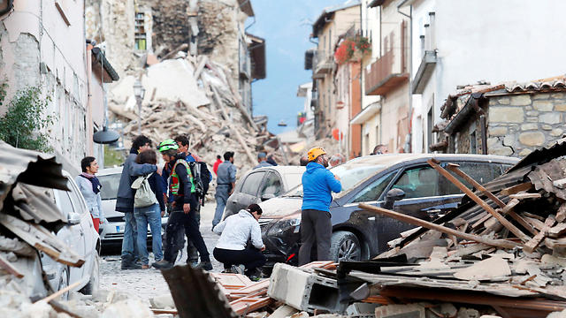 Destruction in Amatrice (Photo: Reuters)