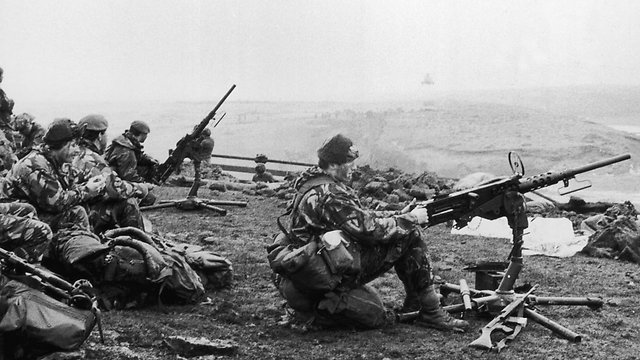 British soldiers during the Falkland War (Photo: Getty Images)