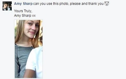 הבקשה של אמי שארפ (צילום מסך מתוך פייסבוק) (צילום מסך מתוך פייסבוק)