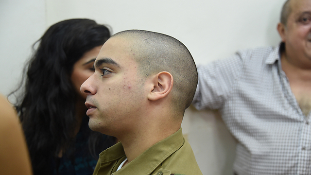 Azaria, accused of manslaughter. (Photo: Yair Sagi)