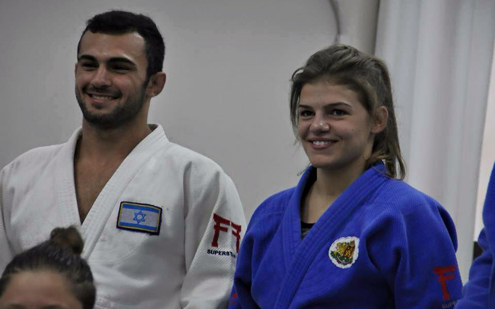 Temelkova with her partner, Baruch Shmailov (Photo: Facebook)
