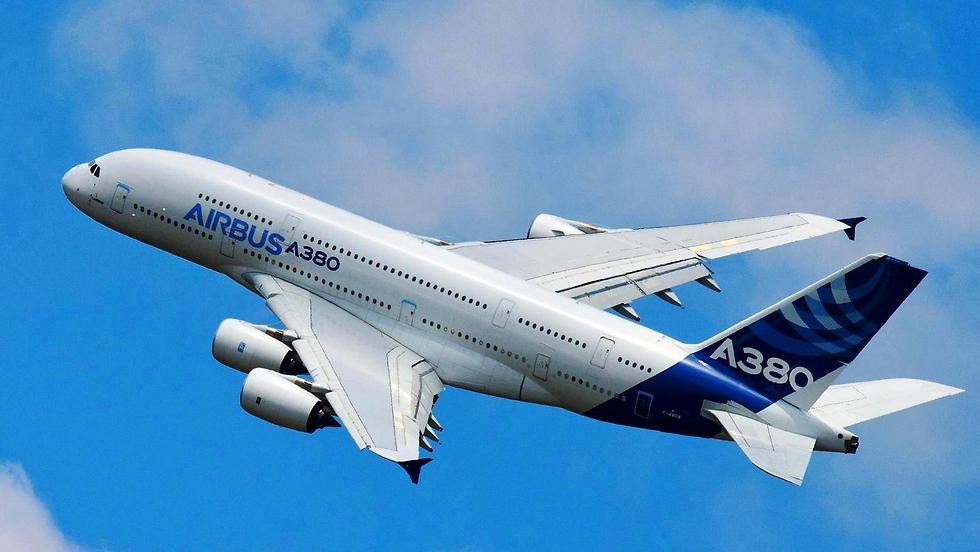 מטוס הנוסעים הגדול איירבוס A380 (צילום: AIRBUS) (צילום: AIRBUS)