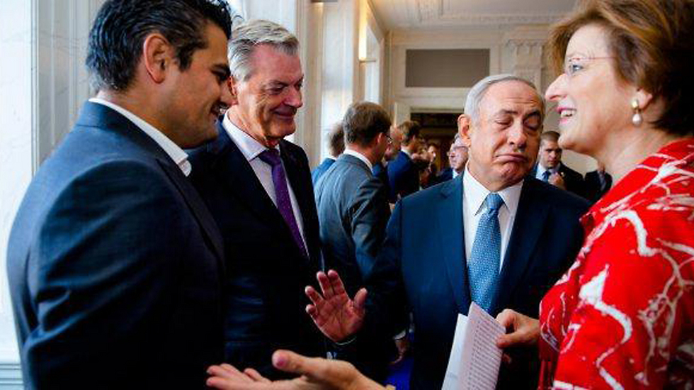 Dutch member of parliament refuses to shake hands with PM Netanyahu