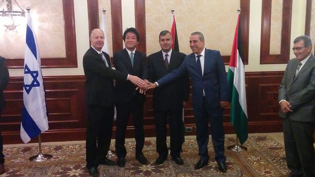 Meeting between Israeli, Japanese, Palestinian and Jordanian officials