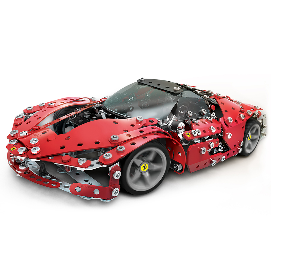 צעצוע הרכבה Meccano Ferrari 488 Spider Set. באינטרנט מצאנו אותו ב-180-112 שקל ()