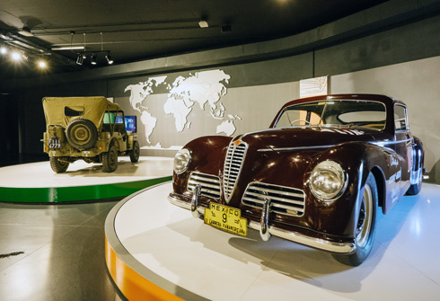 כ-200 רכבים מתקופות שונות. מוזיאון המכוניות בטורינו (צילום: מתוך אתר המדיה של מוזיאון טורינו)
