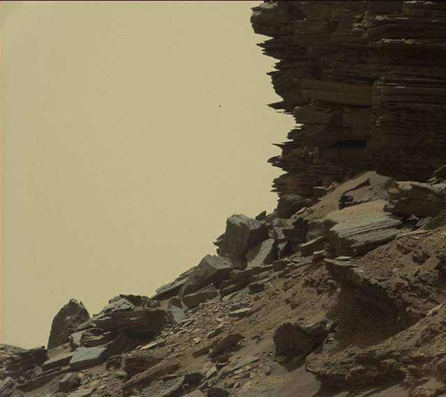 תמונה ממאדים שפורסמה בחודש שעבר (צילום: NASA/JPL-Caltech/MSSS)