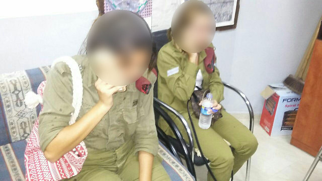 Two female soldiers attacked after driving into an Arab village