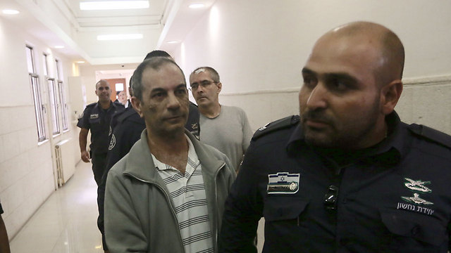 Ilan Shmuel prior to sentencing (Photo: Gil Yohanan) (Photo: Gil Yohanan)