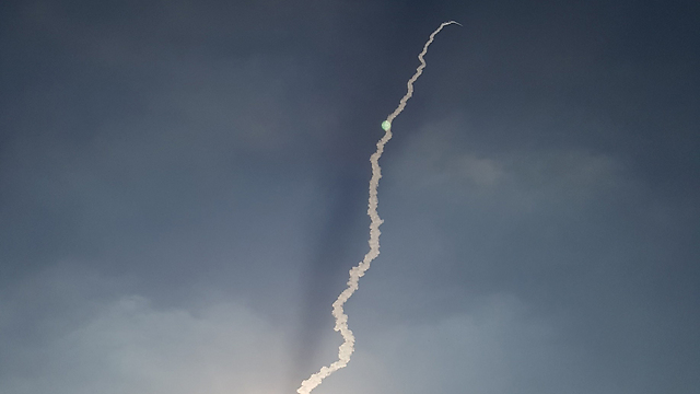 שיגור הלוויין אופק 11, שנת 2016 (צילום: ג'ולי קליין) (צילום: ג'ולי קליין)