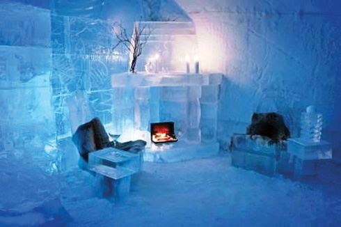 עושי מקרח. Sorrisniva Igloo Hotel (צילום: באדיבות הוטלסקומביינד)