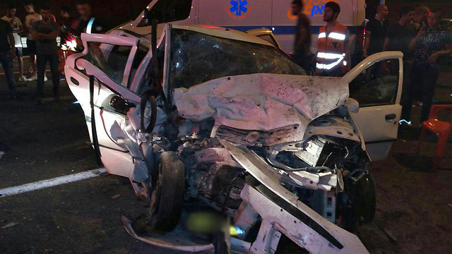 התאונה הערב בכביש 70 (צילום: חיאן) (צילום: חיאן)