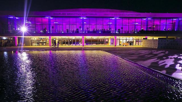 The TA Culture Palace in pink. (Photo: Lance Productions)