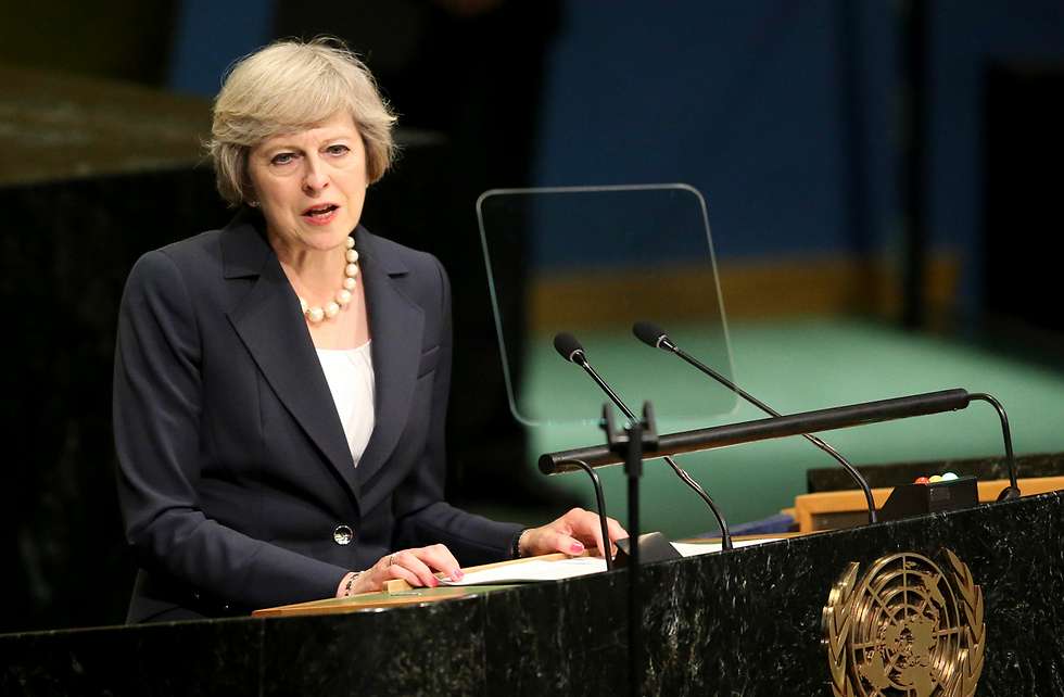 British Prime Minister Theresa May at the UN (Photo: AP)