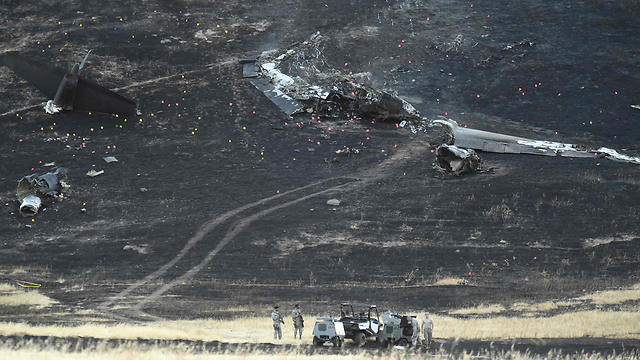 טייס אחד נהרג וטייס נוסף נפצע (צילום: AFP) (צילום: AFP)